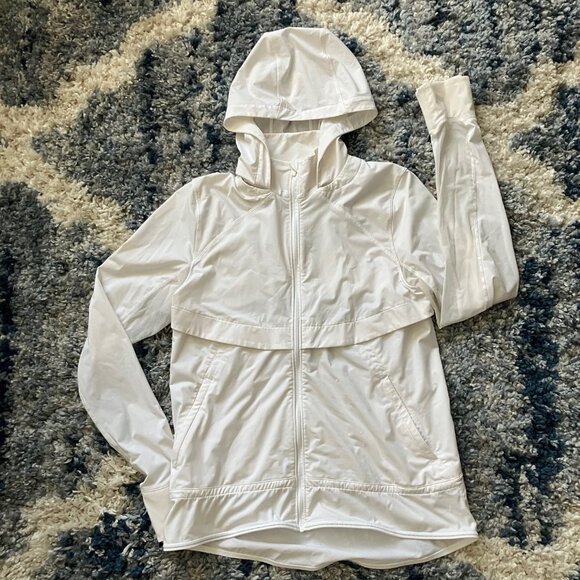 Lululemon Kicking Asphalt Jacket, white, size 6 - Picture 3 of 9